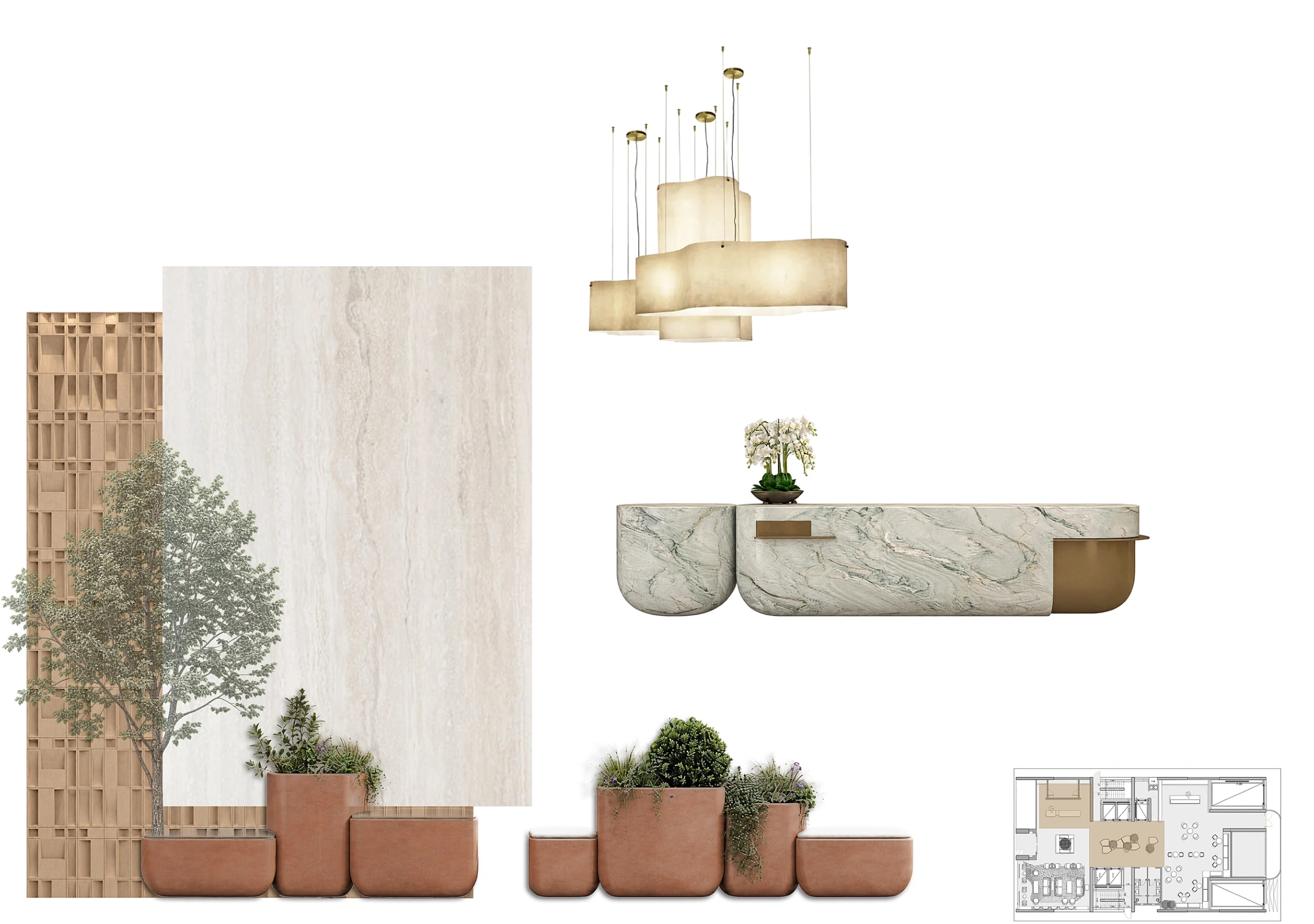 Entrance and lobby furniture selection