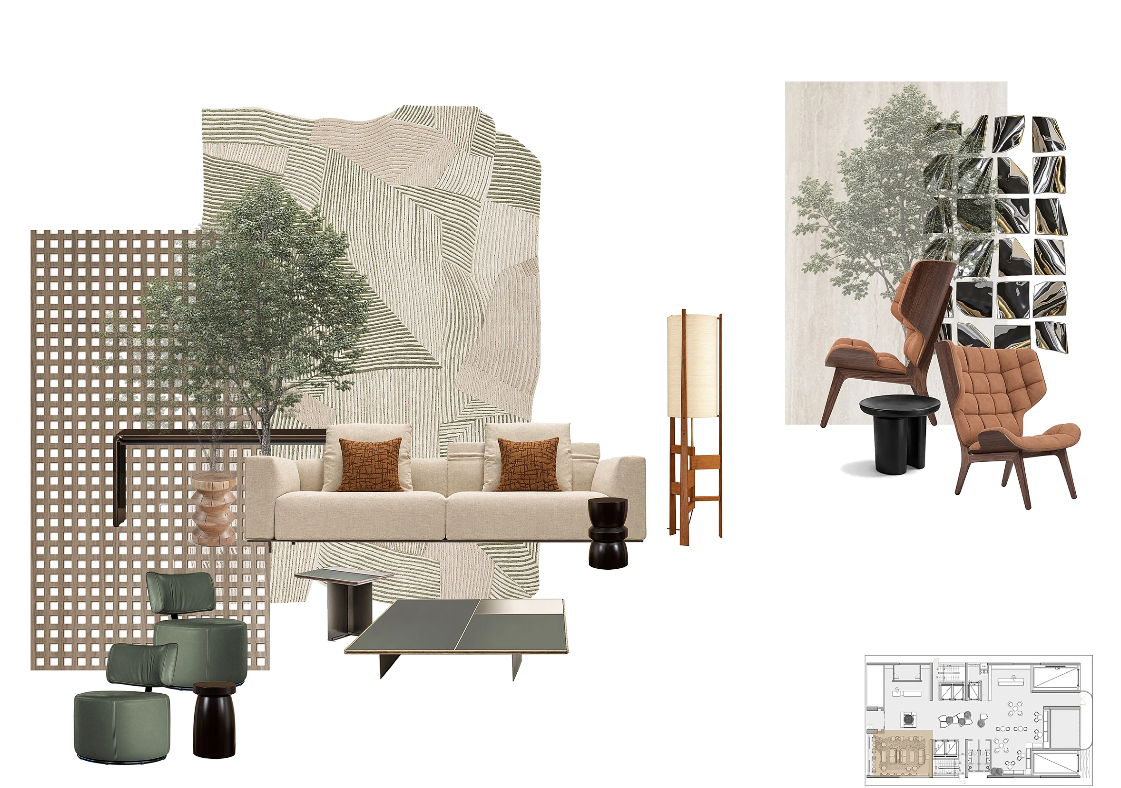 Guest lounge furniture selection