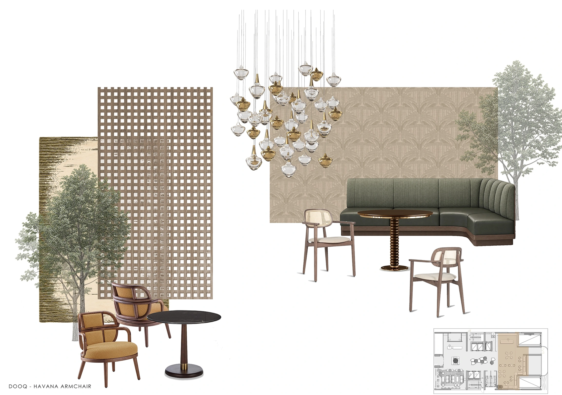 Café furniture selection